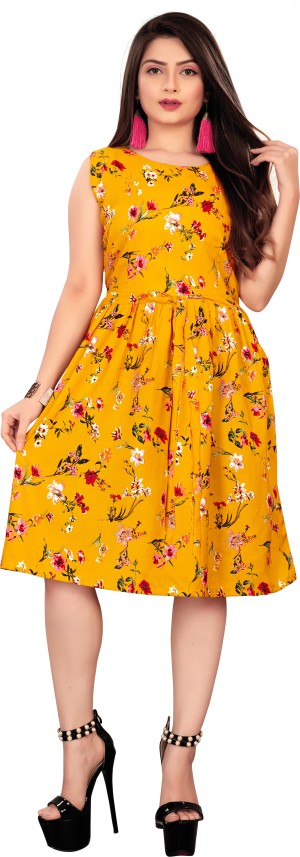 Yellow Dress - Buy tanvi creation Women ...